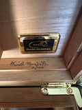 Museum Archive # 625 Autographed Arnold Schwarzenegger " Tank Watch 331" by Daniel Marshall with M-47 MACASSAR EBONY HUMIDOR