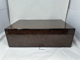 FACTORY FLOOR SALE #2469 - AS IS -150 BURL CIGAR HUMIDOR 30150 BY DANIEL MARSHALL PRIVATE STOCK HUMIDOR