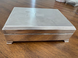 Antique English Sterling Silver Cigar Box or Cigarette/ Trinket Jewelry Box