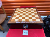 Factory Floor Sale 2492 - Rare "Chess Humidor" by Daniel Marshall Signed by Governor Arnold Schwarzenegger and Franco Columbu Circa 1997