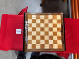 Factory Floor Sale 2492 - Rare "Chess Humidor" by Daniel Marshall Signed by Governor Arnold Schwarzenegger and Franco Columbu Circa 1997