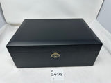 FACTORY FLOOR SALE ITEM #2498 AMBIENTE 65 BLACK MATTE PRIVATE STOCK HUMIDOR