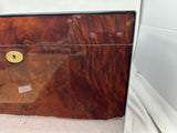 AUTOGRAPHED DANIEL MARSHALL LIMITED EDITION 500 CIGAR HUMIDOR IN BURL WITH 4 LIFT OUT TRAYS