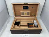FACTORY FLOOR SALE #2557 - 150 FAMOUS DM TREASURE CHEST CIGAR HUMIDOR 10085 BY DANIEL MARSHALL PRIVATE STOCK HUMIDOR