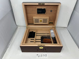 FACTORY FLOOR SALE #2579 - AS IS - 165 CIGAR HUMIDOR 20165.3 WITH TRAY BY DANIEL MARSHALL PRIVATE STOCK HUMIDOR
