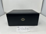 FACTORY FLOOR SALE ITEM #2581 AMBIENTE 65 BLACK MATTE PRIVATE STOCK HUMIDOR