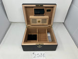 FACTORY FLOOR SALE ITEM #2581 AMBIENTE 65 BLACK MATTE PRIVATE STOCK HUMIDOR