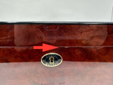 FACTORY FLOOR SALE #623 - AS IS -PRECIOUS BURL 100 CIGAR HUMIDOR 30100.3 BY DANIEL MARSHALL PRIVATE STOCK HUMIDOR