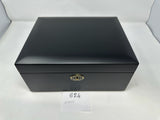 FACTORY FLOOR SALE #624 - AS IS -BLACK MATTE 65 CIGAR HUMIDOR  20065.5K BY DANIEL MARSHALL PRIVATE STOCK HUMIDOR