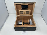 FACTORY FLOOR SALE #624 - AS IS -BLACK MATTE 65 CIGAR HUMIDOR  20065.5K BY DANIEL MARSHALL PRIVATE STOCK HUMIDOR