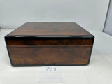 FACTORY FLOOR SALE #708 -  RARE ALFRED DUNHILL BY DANIEL MARSHALL 50 SIZE HUMIDOR IN PRECIOUS BURL WOOD