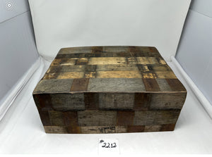 FACTORY FLOOR SALE #2212- AS IS -1962 WHISKY STAVE HUMIDOR 165 CIGAR HUMIDOR BY DANIEL MARSHALL
