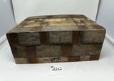 FACTORY FLOOR SALE #2212- AS IS -1962 WHISKY STAVE HUMIDOR 165 CIGAR HUMIDOR BY DANIEL MARSHALL
