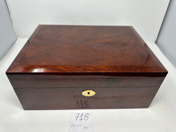 FACTORY FLOOR SALE #716 - AS IS - 165 CIGAR HUMIDOR 20165.3 WITH LIFT OUT TRAY BY DANIEL MARSHALL PRIVATE STOCK HUMIDOR