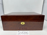 FACTORY FLOOR SALE #2616 - AS IS - 165 CIGAR HUMIDOR 20165.3 WITH TRAY BY DANIEL MARSHALL PRIVATE STOCK HUMIDOR