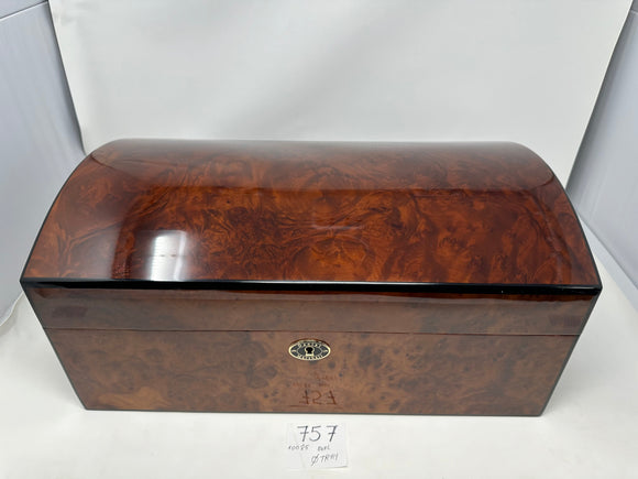 FACTORY FLOOR SALE #758 - 150 FAMOUS DM TREASURE CHEST CIGAR HUMIDOR 10085 BY DANIEL MARSHALL PRIVATE STOCK HUMIDOR