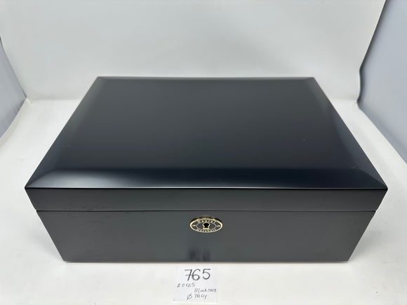 FACTORY FLOOR SALE #765 - AS IS -BLACK MATTE 125 CIGAR HUMIDOR 20125.5K BY DANIEL MARSHALL PRIVATE STOCK HUMIDOR