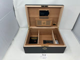 FACTORY FLOOR SALE #768 - AS IS -BLACK MATTE 125 CIGAR HUMIDOR  20125.5K BY DANIEL MARSHALL PRIVATE STOCK HUMIDOR