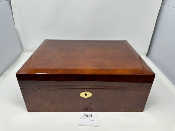 FACTORY FLOOR SALE #769 - AS IS - 165 CIGAR HUMIDOR 20165.3 WITH LIFT OUT TRAY BY DANIEL MARSHALL PRIVATE STOCK HUMIDOR