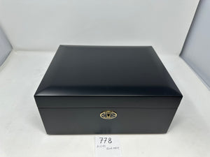 FACTORY FLOOR SALE ITEM #778 AMBIENTE 65 BLACK MATTE PRIVATE STOCK HUMIDOR