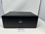 FACTORY FLOOR SALE #787 - AS IS -BLACK MATTE 125 CIGAR HUMIDOR 20125.5K BY DANIEL MARSHALL PRIVATE STOCK HUMIDOR