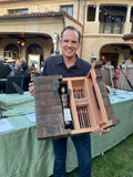 Tequila Stave Humidor with a bottle of fine Tequila by Daniel Marshall, Limited Editions Rare Wood from Mexico