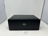 FACTORY FLOOR SALE ITEM #845 AMBIENTE 65 BLACK MATTE PRIVATE STOCK HUMIDOR