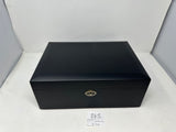 FACTORY FLOOR SALE ITEM #845 AMBIENTE 65 BLACK MATTE PRIVATE STOCK HUMIDOR