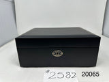 FACTORY FLOOR SALE ITEM #2582 AMBIENTE 65 BLACK MATTE PRIVATE STOCK HUMIDOR