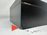FACTORY FLOOR SALE #2463 - AS IS -BLACK MATTE 125 CIGAR HUMIDOR 20125.5K BY DANIEL MARSHALL PRIVATE STOCK HUMIDOR