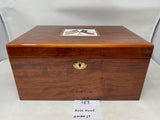 FACTORY FLOOR SALE #189 -  RARE - FROM DM MUSEUM ARCHIVES- 1 OF 1 THAT WERE MADE FOR THE US STATE DEPARTMENT & PRESIDENT BUSH TO GIVE OUT AS TOP DIGNITARY GIFTS ROSEWOOD 20150.1T BY DANIEL MARSHALL 150 SIZE HUMIDOR IN COCOBOLO ROSEWOOD