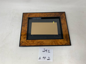 FACTORY FLOOR SALE #241 - AS IS - FOR ALFRED DUNHILL BURL 5 X 7" PICTURE FRAME BY DANIEL MARSHALL