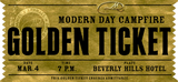 Golden TIcket for "The Cigar Night" @ The Beverly Hills Hotel Monday March 4, 2019