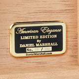 AUTOGRAPHED DANIEL MARSHALL LIMITED EDITION 165 HUMIDOR IN BURL