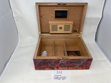 FACTORY FLOOR SALE #101 - AS IS -125 CIGAR HUMIDOR 20125.5K PRINTED LIMITED EDITION STREET ART BY DANIEL MARSHALL  PRIVATE STOCK HUMIDOR