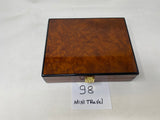 FACTORY FLOOR SALE #98 - AS IS -SMALL DESK TRAVEL HUMIDOR BY DANIEL MARSHALL