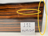 FACTORY FLOOR SALE #131 - RARE 1 OF 1 FIRST HUMIDOR DANIEL MADE FOR ALFRED DUNHILL CIRA 1982 MACASSAR EBONY HUMIDOR