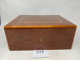 FACTORY FLOOR SALE #333 - PRECIOUS BURL JEWELRLY BOX FROM DM ARCHIVES