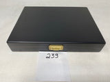 FACTORY FLOOR SALE #239 - AS IS - BLACK MATTE TRAVEL HUMIDOR MADE FOR MANUEL QUESADA 40TH ANNIVERSARY CIGAR ARCHIVE PIECE