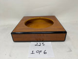 FACTORY FLOOR SALE #225 - AS IS -MADE FOR ALFRED DUNHILL OF LONDON PRECIOUS BURL CIGAR ASHTRAY BY DANIEL MARSHALL