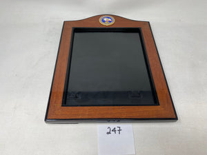 FACTORY FLOOR SALE #247 - COCOBOLO ROSEWOOD 8 X 10 PICTURE FRAME MADE FOR GOVERNOR OF CALIFORNIA BY DANIEL MARSHALL