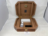 FACTORY FLOOR SALE #261 - AS IS -VAVONA BURL 1 OF 1 ART DECO INSPIRED 100 CIGAR HUMIDOR BY DANIEL MARSHALL