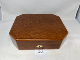 FACTORY FLOOR SALE #261 - AS IS -VAVONA BURL 1 OF 1 ART DECO INSPIRED 100 CIGAR HUMIDOR BY DANIEL MARSHALL