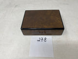 FACTORY FLOOR SALE #278 - AS IS -BURL TRINKET BOX MADE FOR TIFFANY AND CO.  BY DANIEL MARSHALL