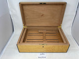 FACTORY FLOOR SALE #286 - AS IS - BIRDSEYE MAPLE MADE FOR ALFRED DUNHILL OF LONDON -150 CIGAR HUMIDOR 30150.4 BY DANIEL MARSHALL PRIVATE STOCK HUMIDOR