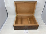 FACTORY FLOOR SALE #292 - AS IS -RARE DM MADE FOR ALFRED DUNHILL PRECIOUS BURL TREASURE CHEST- 125 CIGAR HUMIDOR 90125.3 BY DANIEL MARSHALL PRIVATE STOCK HUMIDOR