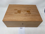 FACTORY FLOOR SALE #150 - AS IS -165 CIGAR HUMIDOR UNFINISHED MAHOGANY HUMIDOR BY DANIEL MARSHALL PRIVATE STOCK HUMIDOR