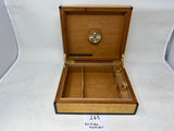 FACTORY FLOOR SALE #165 - RARE ALFRED DUNHILL 50 SIZE BIRDSEYE MAPLE HUMIDOR BY DANIEL MARSHALL
