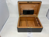 FACTORY FLOOR SALE #167 - AS IS -BLACK GLOSS 65 CIGAR HUMIDOR BY DANIEL MARSHALL PRIVATE STOCK HUMIDOR