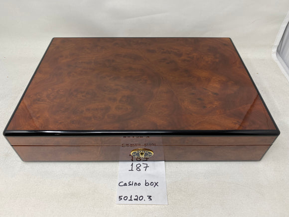 FACTORY FLOOR SALE #187 - FROM DM MUSEUM ARCHIVES - THIS RARE PIECE 50120.3 CASINO BOX BY DANIEL MARSHALL PRIVATE STOCK HUMIDOR